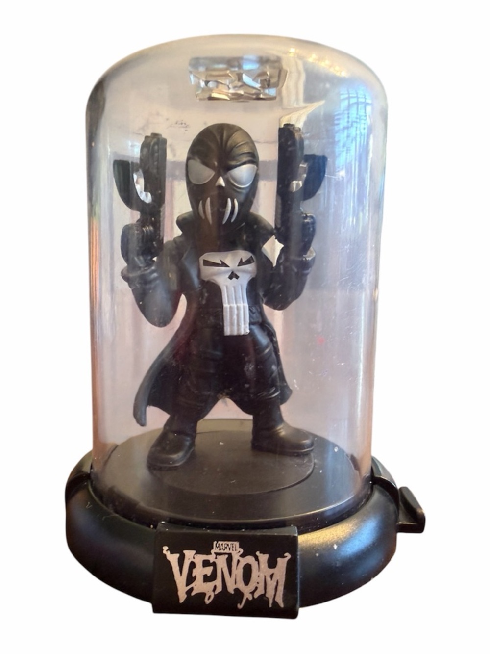 Marvel Black Venom-Punisher Hybrid Vinyl Figure in Dome
